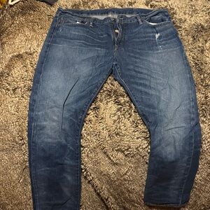 Polo by Ralph Lauren Men's Relaxed Dark Blue Jeans